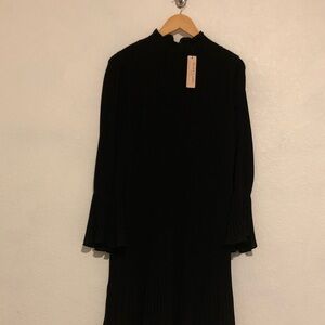 Chic Black Long Sleeve Dress